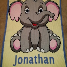 customer-crochet-art Baby Elephant Jonathan (Anna Lyons)