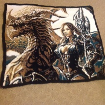 customer-crochet-art Customer Vickies lady dragon