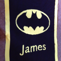 customer-crochet-art batman james blanket