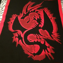 customer-crochet-art cheryls dragon