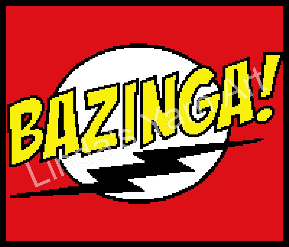 Big Bang Theory Bazinga – Linda's Yarn Art